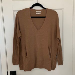 Aritzia babaton camel sweater